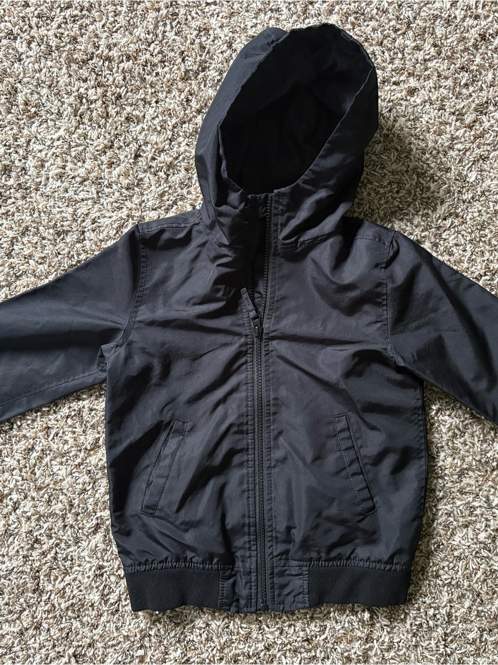 The Children's Place Black Hooded Jacket for Kids